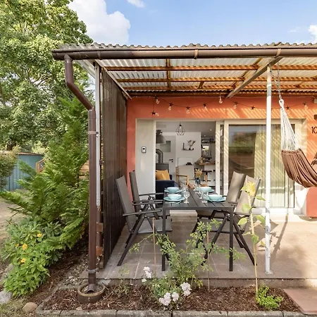 Am Grimnitzsee Gemutliches Tiny House Bungalow Mit Sauna Und Kamin Appartement Joachimsthal